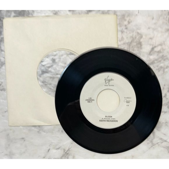 Keith Richards Eileen / Wicked as it Seems 45 Classic Rock Virgin 56955 - Picture 3 of 6